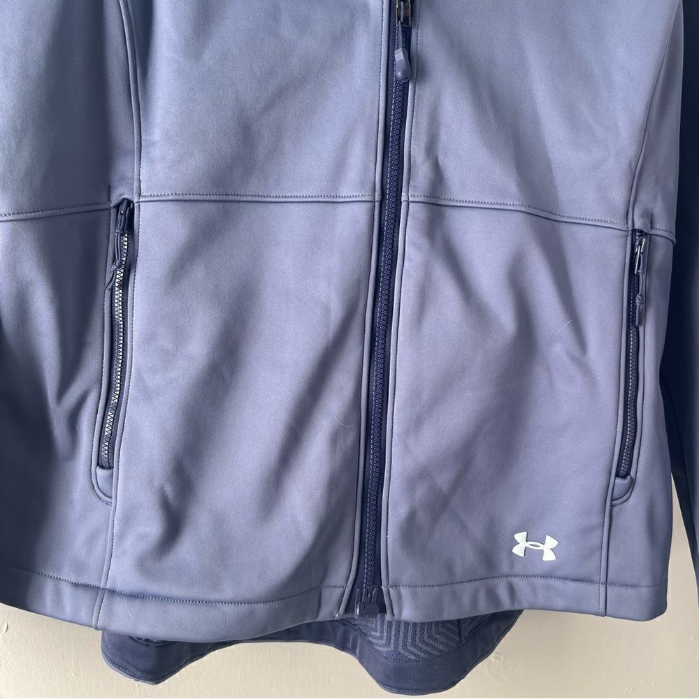 Under Armour Cold Infrared Softshell Jacket Steel Blue - Picture 3 of 7